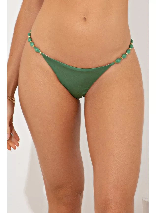 Green Lóden Curtain Bikini